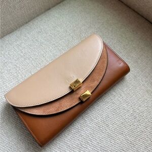 Chloe Georgia Tri Color continental Wallet